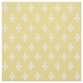 Buff Victoriaans Fleur de Lys Fabric Stof (Swatch)