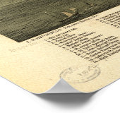 Buffalo 1880, NY Vogels Oogkleurige Uitzicht Panor Poster (Hoek)