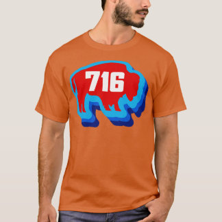 Buffalo 716 Buffalo New York WNY Retro  Buf T-shirt