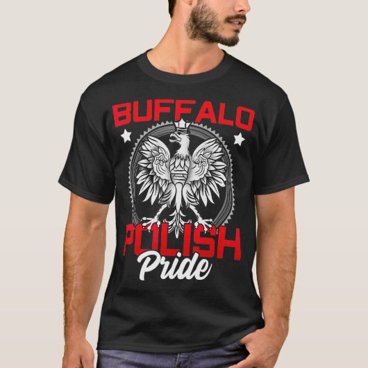 Buffalo 716 Poolse Pride Dyngus Dag Polen T-shirt (Voorkant)