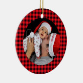 Buffalo Aangepast foto-Ornament Keramisch Ornament (Rechts)