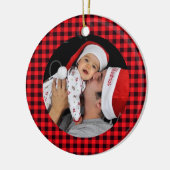 Buffalo Aangepast foto-Ornament Keramisch Ornament (Links)