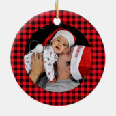 Buffalo Aangepast foto-Ornament Keramisch Ornament (Achterkant)