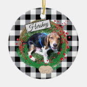 Buffalo Aangepaste hond rond Ornament controleren (Voorkant)