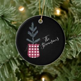 Buffalo Aangepersonaliseerde naam vinnen Keramisch Ornament