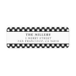 Buffalo Adresetiketten kerstFeestdagen Etiket