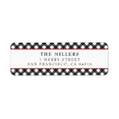 Buffalo Adresetiketten kerstFeestdagen Etiket (Voorkant)