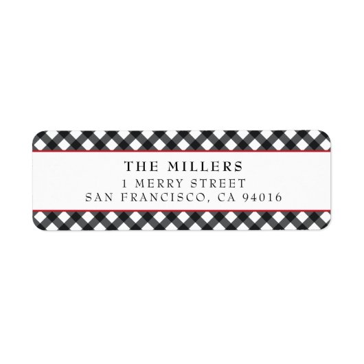 Buffalo Adresetiketten kerstFeestdagen Etiket (Voorkant)