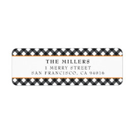 Buffalo Adresetiketten kerstFeestdagen Etiket