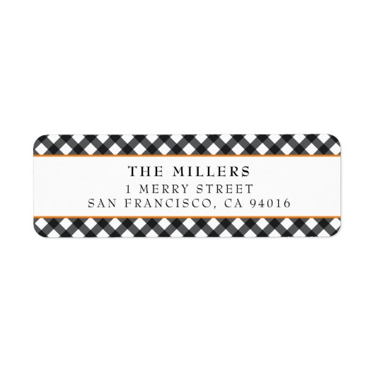 Buffalo Adresetiketten kerstFeestdagen Etiket (Voorkant)