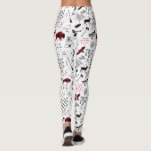 Buffalo Adventures Black en Red Pset ID599 Leggings (Achterkant)