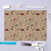 Buffalo Adventures Black en Red Pset/Kraft ID599 Tissuepapier (Craft)
