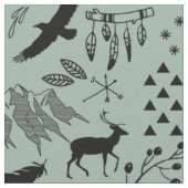 Buffalo Adventures Black met elke kleur ID599 Stof (Close Up)