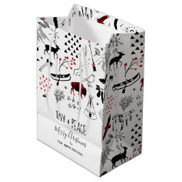 Buffalo Adventures Black & Red Pset ID599 Medium Cadeauzakje