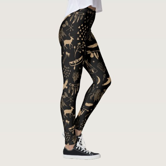 Buffalo Adventures Patroon Kraft ID599 Leggings (Rechts)