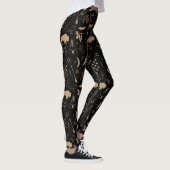 Buffalo Adventures Pattern Kraft Paper ID599 Leggings (Rechts)
