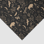 Buffalo Adventures Pattern Kraft Paper ID599 Tissuepapier (Detail)