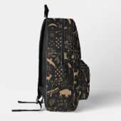 Buffalo Adventures Tan Black ID599 Bedrukte Rugzak (Links)