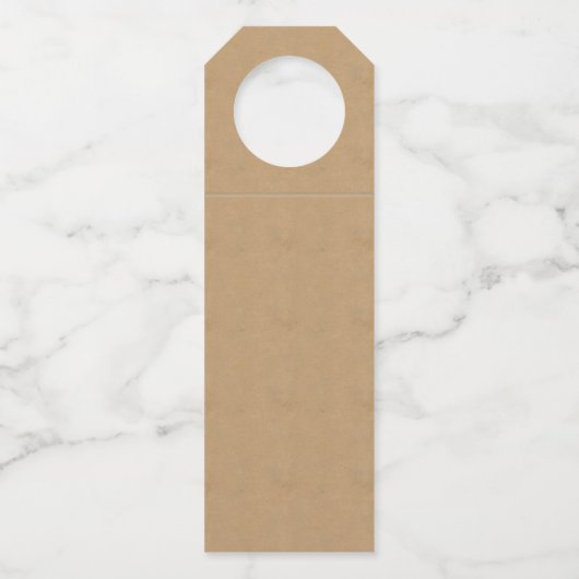 Buffalo Adventures Warm Wishes Kraft Red ID599 Flessenhanger (Achterkant)