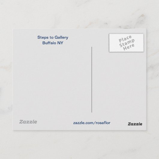 Buffalo AKG Briefkaart (Achterkant)