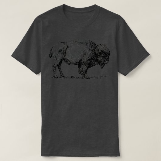 Buffalo American Bison Classic Print T-shirt (Design voorkant)