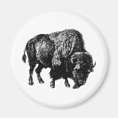 Buffalo American Bison Magnet (Voorkant)