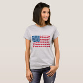 Buffalo American Flag T-shirt (Voorkant volledig)
