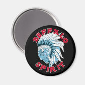 Buffalo Animal Spirit Magneet (Voorkant / Achterkant)