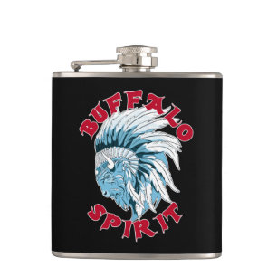 Buffalo Animal Spirit Shot Heupfles