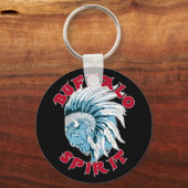 Buffalo Animal Spirit Sleutelhanger (Voorkant)