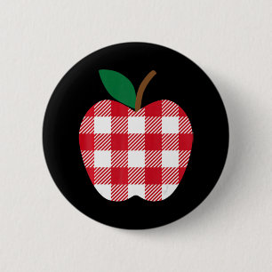 Buffalo Apple Welkom terug naar school Kind Girls Ronde Button 5,7 Cm