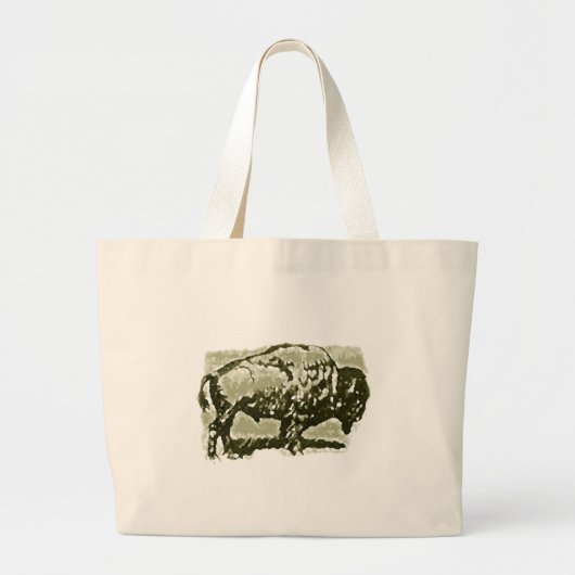 Buffalo Art Grote Tote Bag (Voorkant)