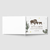 Buffalo Baby shower Guest Book Gastenboek (Volledig)