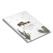 Buffalo Baby shower Guest Book Notitieboek (Rechterzijde)