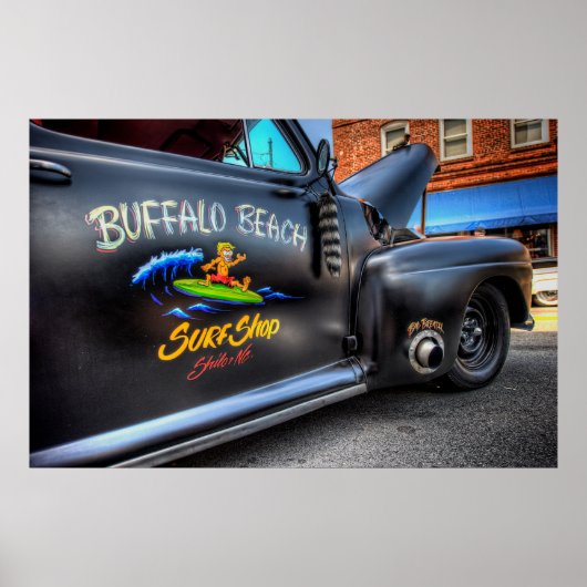 Buffalo Beach Surf Shop Poster (Voorkant)
