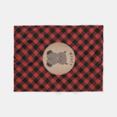 Buffalo Beer Kinder flessenbak Fleece Deken (Voorkant (Horizontaal))