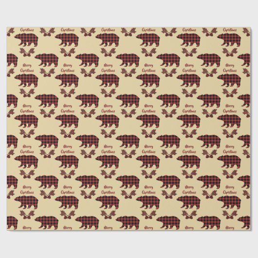 Buffalo Beer Pattern Cadeaupapier (Vlak)
