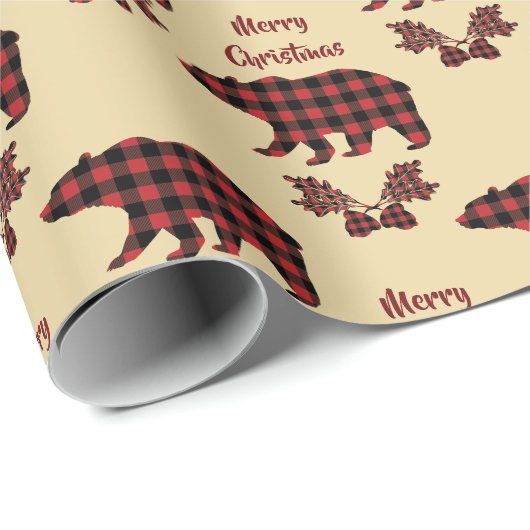 Buffalo Beer Pattern Cadeaupapier (Rol Hoek)