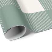 Buffalo Bekijk groene, eenvoudige, stijlvolle rend Cadeaupapier (Rol Hoek)