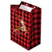 Buffalo Betaald deer Gift Bag Medium Cadeauzakje (Achterkant Gekanteld)