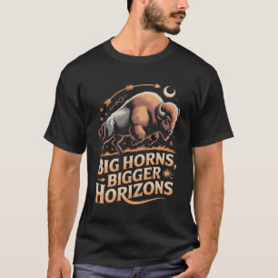 Buffalo – Big Horns, Big Horizons T-shirt