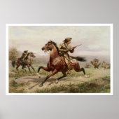 Buffalo Bill 1885  Art Print Poster (Voorkant)