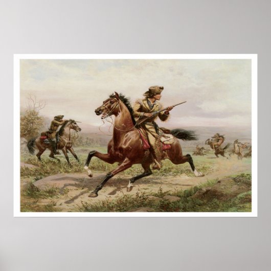 Buffalo Bill 1885 Art Print Poster (Voorkant)