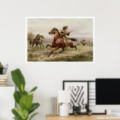 Buffalo Bill 1885 Art Print Poster (Thuiskantoor)