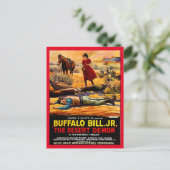 Buffalo Bill 1925, Jr. - Desert Demon film poster Briefkaart (Staand voorkant)