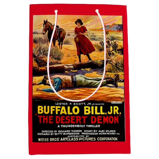 Buffalo Bill 1925, Jr. - Desert Demon film poster Medium Cadeauzakje (Voorkant)