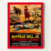 Buffalo Bill 1925, Jr. - Desert Demon film poster Notitieboek (Achterkant)