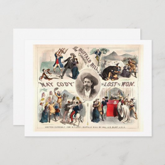 Buffalo Bill Adventures Briefkaart (Voorkant / Achterkant)