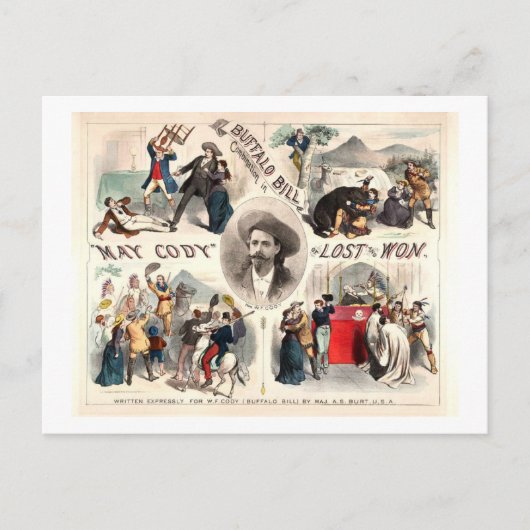 Buffalo Bill Adventures Briefkaart (Voorkant)
