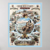 Buffalo Bill ~  Adverteren Poster. Poster (Voorkant)